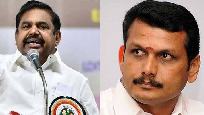 Minister Senthil Balaji is making a fuss... edappadi palanisamy Accusation Minister Senthil Balaji is making a fuss... edappadi palanisamy Accusation
