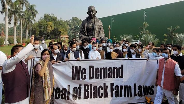 Congress Protest Parliament Three Farm Laws Rahul Gandhi Sonia gandhi Narendra modi Congress Protest Parliament Three Farm Laws Rahul Gandhi Sonia gandhi Narendra modi