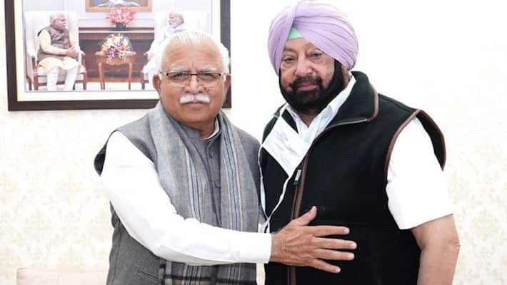 Punjab Elections 2022 Captain Amarinder Singh met Haryana CM Manohar Lal Khattar in Chandigarh UDT Punjab Elections 2022 Captain Amarinder Singh met Haryana CM Manohar Lal Khattar in Chandigarh UDT