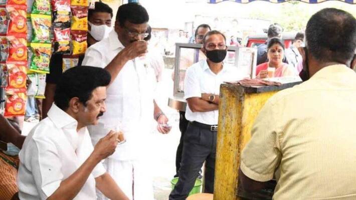 CM Stalin tea stall video viral CM Stalin tea stall video viral