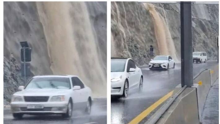 Roads flooded as heavy rain hits parts of UAE on Monday Roads flooded as heavy rain hits parts of UAE on Monday