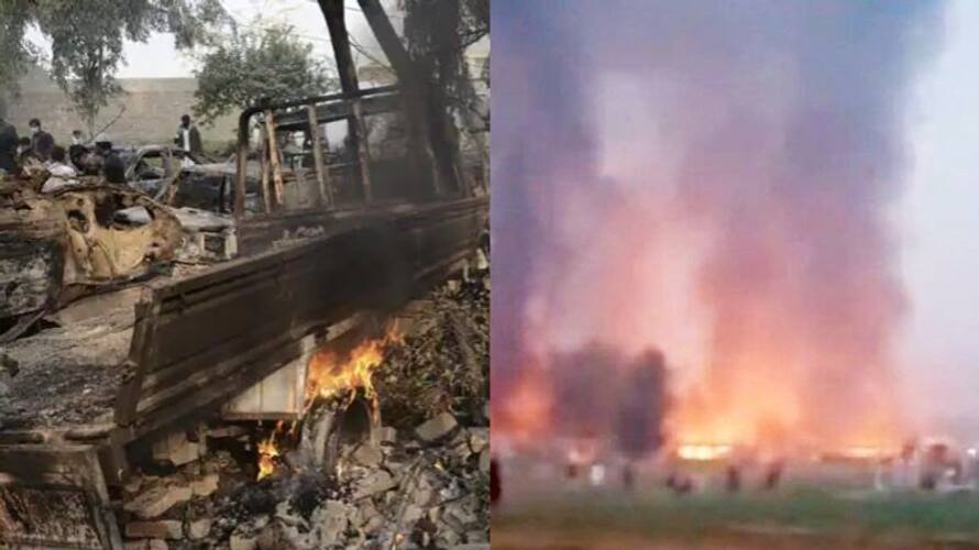 Mob sets fire to police station demanding handing over accused in Blasphemy Mob sets fire to police station demanding handing over accused in Blasphemy
