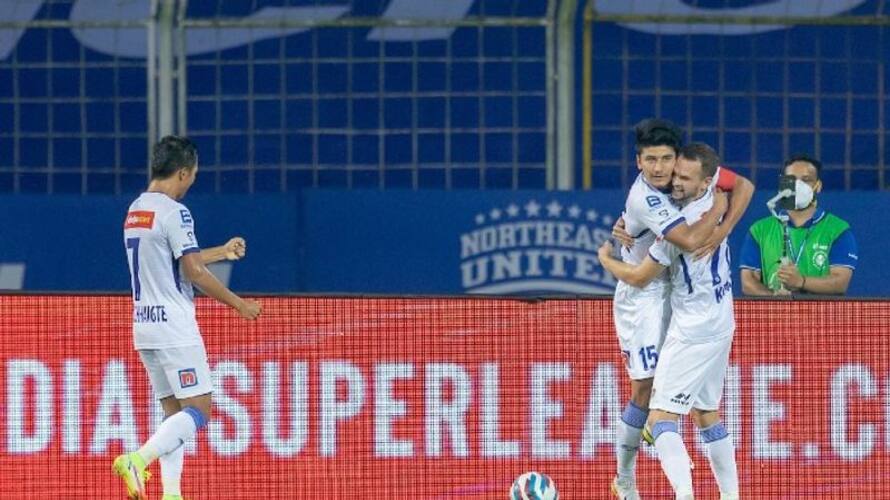 ISL : Chennaiyin FC beat Northeast United FC ISL : Chennaiyin FC beat Northeast United FC