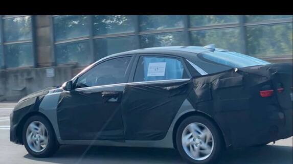 new generation Hyundai Verna was caught on camera during a recent test new generation Hyundai Verna was caught on camera during a recent test
