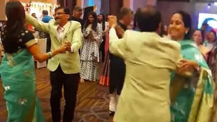 shiv sena leader sanjay raut dance with mp supriya sule shiv sena leader sanjay raut dance with mp supriya sule