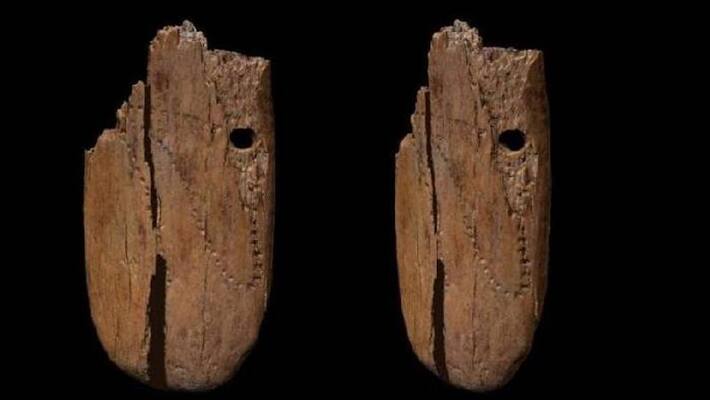 41500 Years old pendant found 41500 Years old pendant found