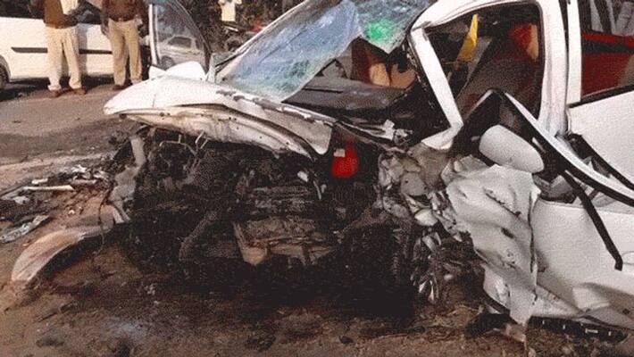 Haryana Kaithal Road Accident baraatis died collision between two cars UDT Haryana Kaithal Road Accident baraatis died collision between two cars UDT