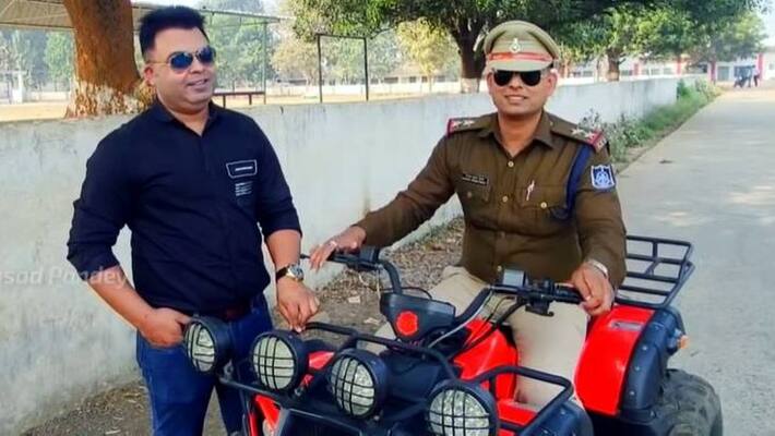 Viral video of cop warns of 5K challan if he spots ATV on roads Viral video of cop warns of 5K challan if he spots ATV on roads