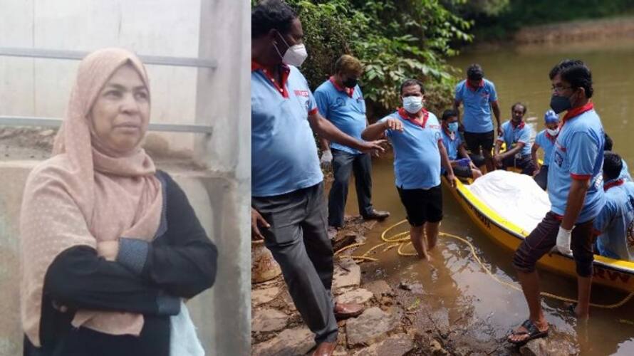 Kozhikode body of a missing housewife was found in a river Kozhikode body of a missing housewife was found in a river