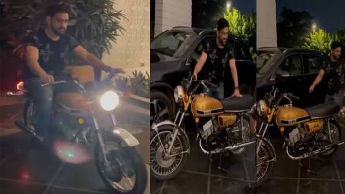 Yamaha RD 350 Bike has been gifted to Mahendra Singh Dhoni Ducati Harley Davidson Royal Enfield Yamaha Kawasaki auto news rps Yamaha RD 350 Bike has been gifted to Mahendra Singh Dhoni Ducati Harley Davidson Royal Enfield Yamaha Kawasaki auto news rps