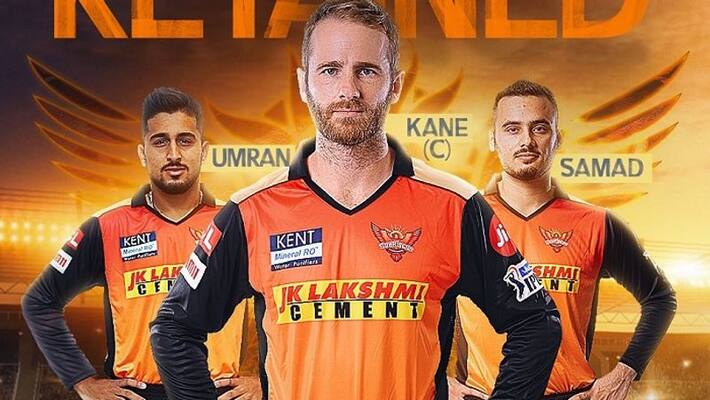 IPL retention Kane Williamson to samad SRH retained 3 Full list of players ahead of IPL auction ckm IPL retention Kane Williamson to samad SRH retained 3 Full list of players ahead of IPL auction ckm