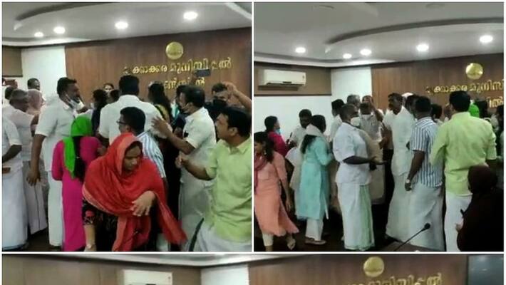 thrikkakkara nagarasabha issue, two councilors arrested thrikkakkara nagarasabha issue, two councilors arrested