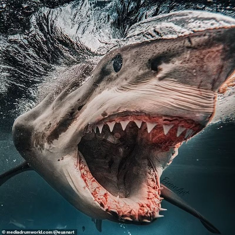 Brutus the most dangerous hunter white shark in the world