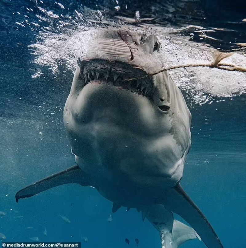 Brutus the most dangerous hunter white shark in the world