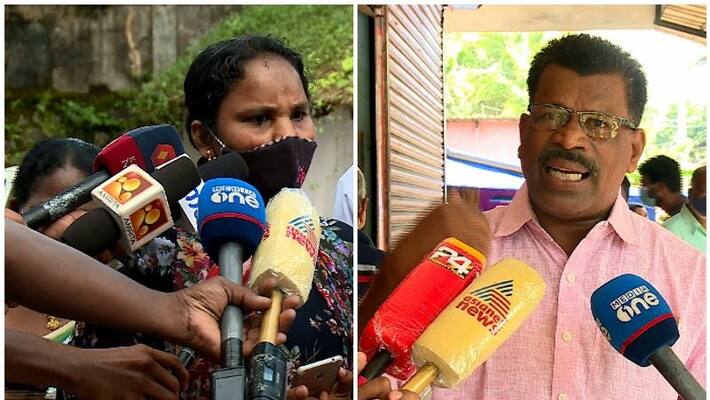 Housewife complains of being beaten by panchayat president The president said he was attacked Housewife complains of being beaten by panchayat president The president said he was attacked