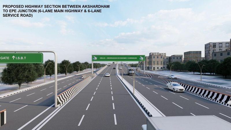Asia s largest wildlife elevated corridor project Delhi-Dehradun Economic Corridor