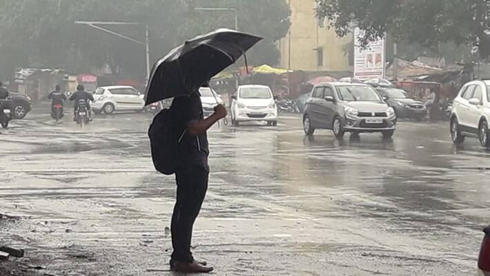 Maharashtra Rajasthan Weather changed Heavy Rain Mumbai Pune Thane Udaipur got cold due to drizzle UDT Maharashtra Rajasthan Weather changed Heavy Rain Mumbai Pune Thane Udaipur got cold due to drizzle UDT