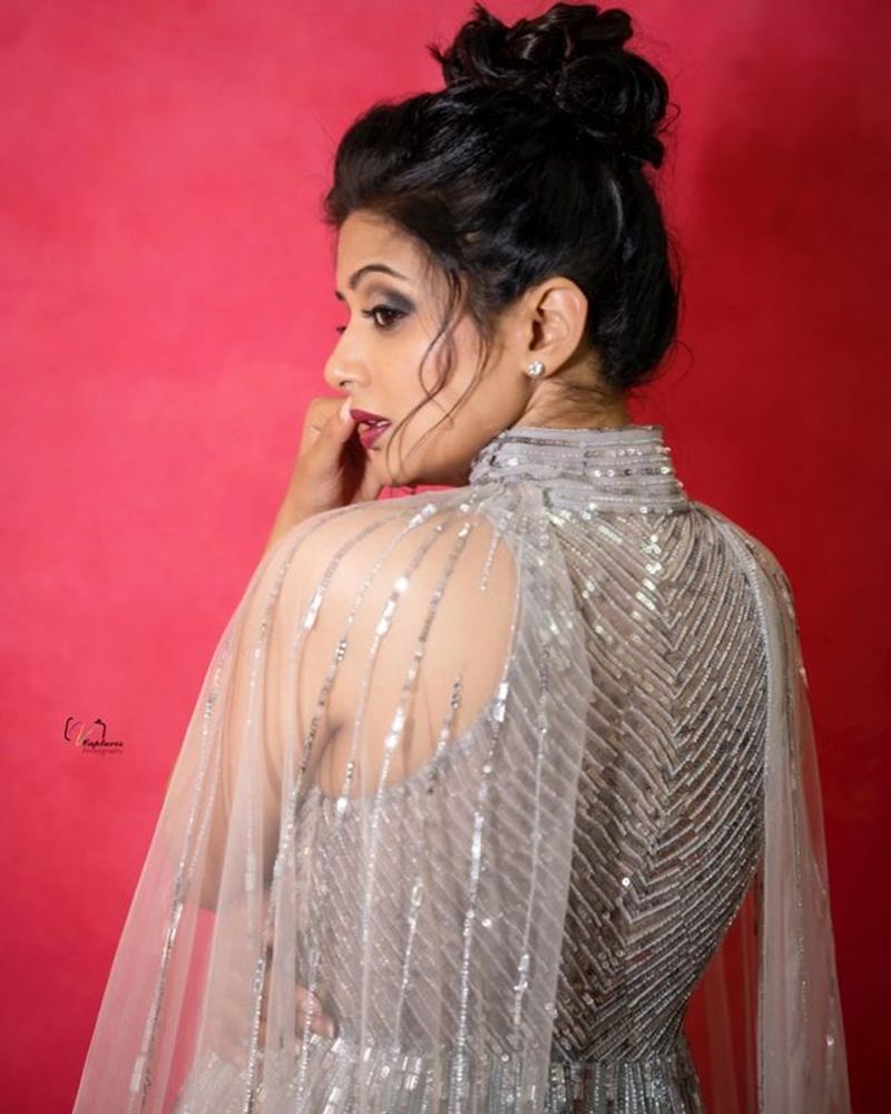 Priyamani Stunning poses in silver dress goes viral