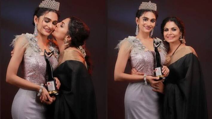 actress asha sharath daughter won beauty competition first runner up actress asha sharath daughter won beauty competition first runner up