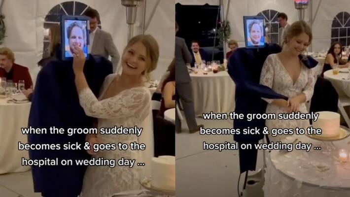Groom Falls Sick on Wedding Day Bride Gets Married to his Photo Groom Falls Sick on Wedding Day Bride Gets Married to his Photo