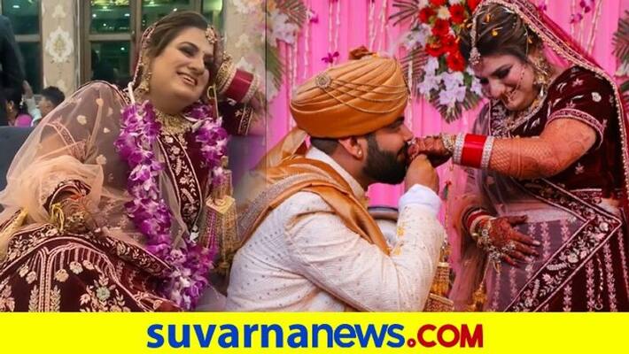 Desi bride wants to do her pheras in nightsuit in viral video dpl Desi bride wants to do her pheras in nightsuit in viral video dpl