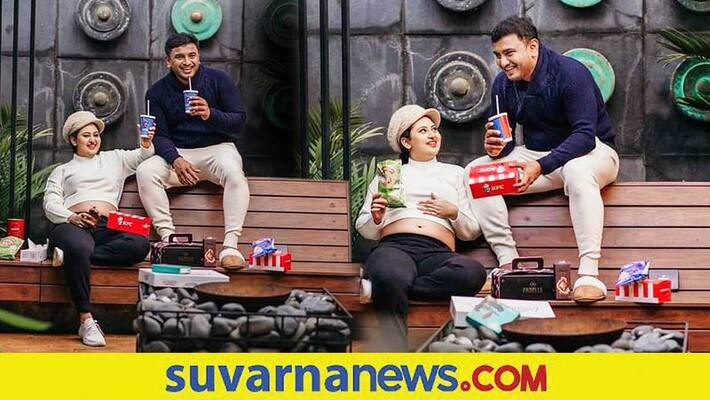 Kannada actress Amulya announces first pregnancy on social media with different photoshoot vcs Kannada actress Amulya announces first pregnancy on social media with different photoshoot vcs