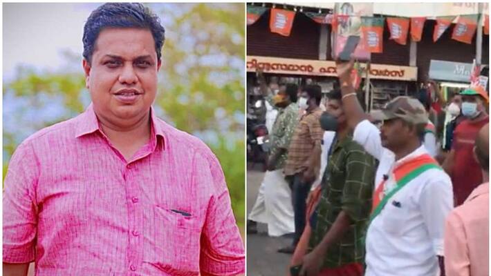 rss workers provoking slogans a n shamseer warning this is not gujarat rss workers provoking slogans a n shamseer warning this is not gujarat