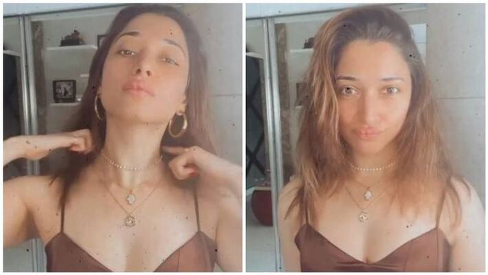 Actress tamannaah bhatia enjoy this vacation viral video Actress tamannaah bhatia enjoy this vacation viral video