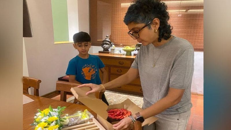 Aamir Khan and ex wife Kiran Rao again reunite for son birthday celebration