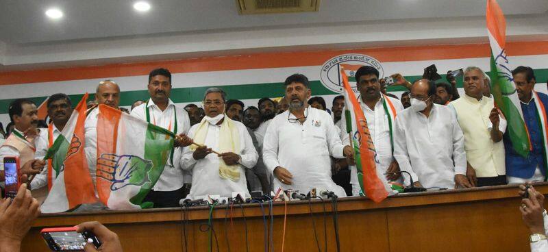 Congress to vacate BJP in Karnataka local body elections.. BJP defeated.. Congress in hopes of sprouting!