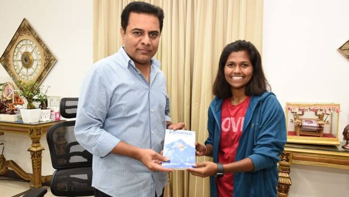 malavat poorna met minister ktr at pragathi bhavan malavat poorna met minister ktr at pragathi bhavan