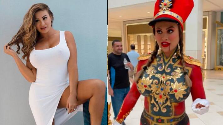 Miami Who is FRANCIA JAMES reached the mall wearing nothing but body paint kpn Miami Who is FRANCIA JAMES reached the mall wearing nothing but body paint kpn