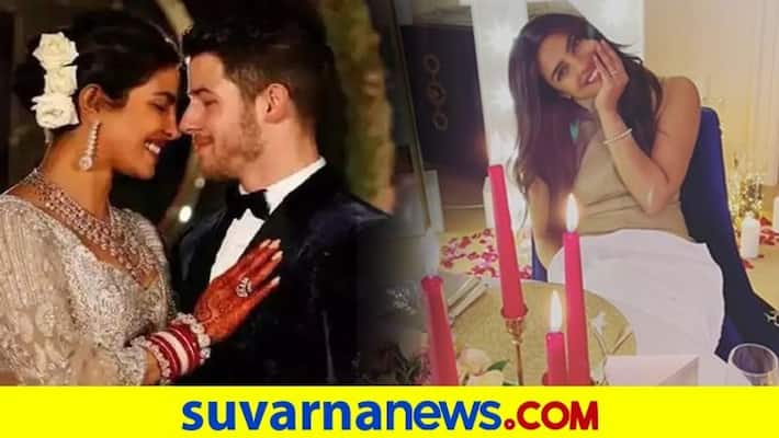 Nick Jonas Priyanka Chopra enjoys romantic candle light dinner on wedding anniversary dpl Nick Jonas Priyanka Chopra enjoys romantic candle light dinner on wedding anniversary dpl