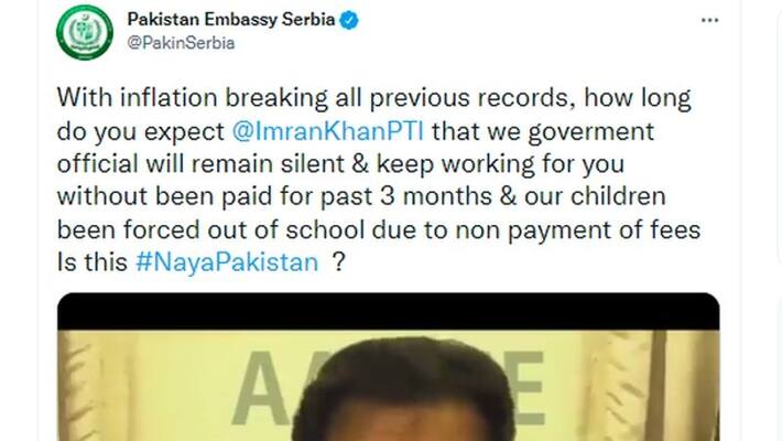 Pakistan Embassy trolls PM Imran Khan over salaries in twitter Pakistan Embassy trolls PM Imran Khan over salaries in twitter