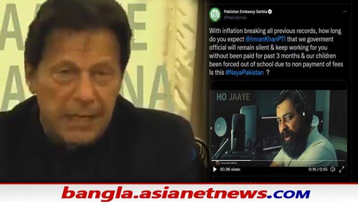 Pakistan economic crisis Government workers post video against Imran Khan Pakistan economic crisis Government workers post video against Imran Khan