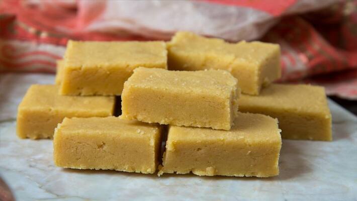 Famous Food of India: Try this South Indian Classic Mysore Pak in 10 Minutes dva Famous Food of India: Try this South Indian Classic Mysore Pak in 10 Minutes dva