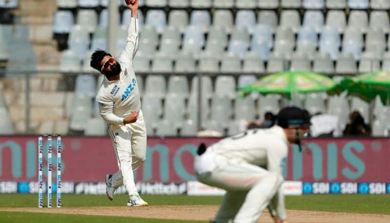 INDvNZ India lost two more  wickets in Mumbai Test