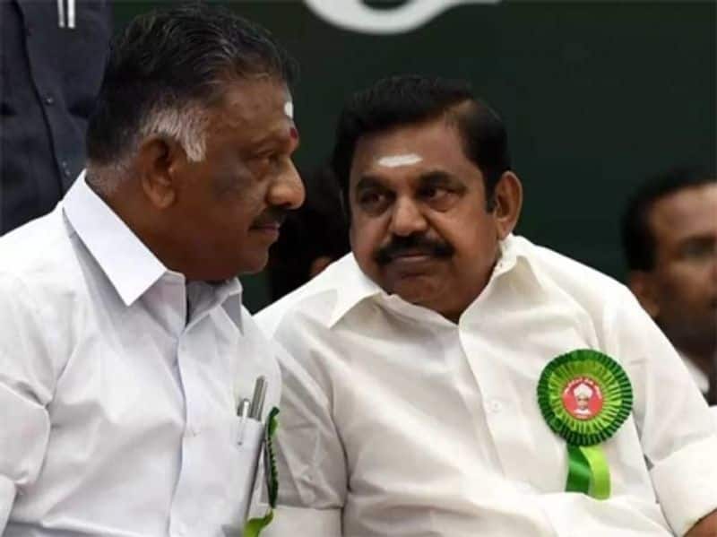 Admk ops and eps statement about thangamani and tamilnadu govt