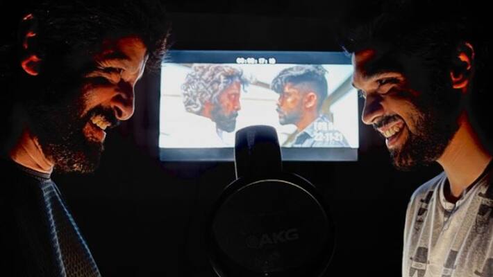 Vikram and Son Dhruv completes Mahaan dubbing Vikram and Son Dhruv completes Mahaan dubbing