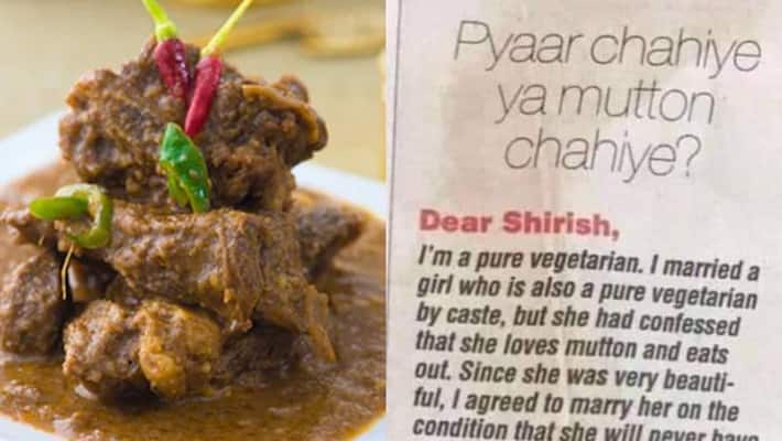 man asks wife to choose either him as her husband or her favourite food mutton man asks wife to choose either him as her husband or her favourite food mutton