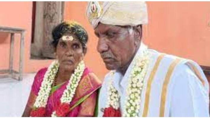 Melting love story ..! An old man who waited for 35 years and married his girlfriend at the age of 65 ..! Melting love story ..! An old man who waited for 35 years and married his girlfriend at the age of 65 ..!