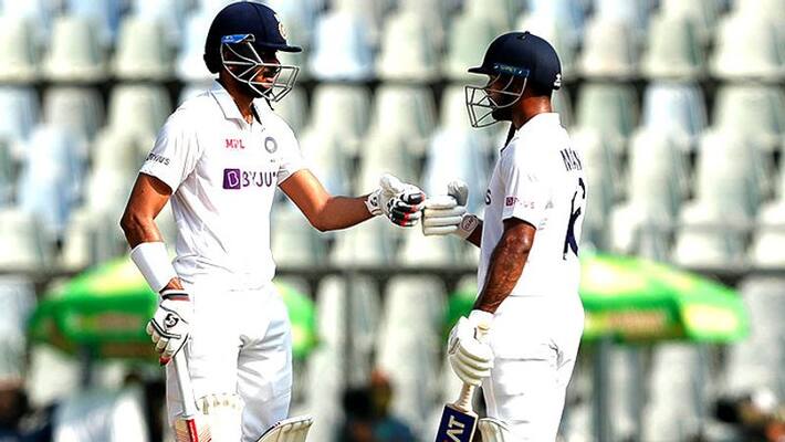 IND vs NZ 2nd Test India sets 540 runs target to New Zealand on Axar Patel batting fire IND vs NZ 2nd Test India sets 540 runs target to New Zealand on Axar Patel batting fire