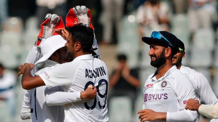 INDvNZ India heading towards victory in Mumbai Test INDvNZ India heading towards victory in Mumbai Test