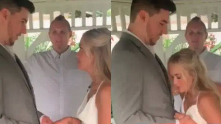 Bride faints on groom during wedding in Florida kpn Bride faints on groom during wedding in Florida kpn