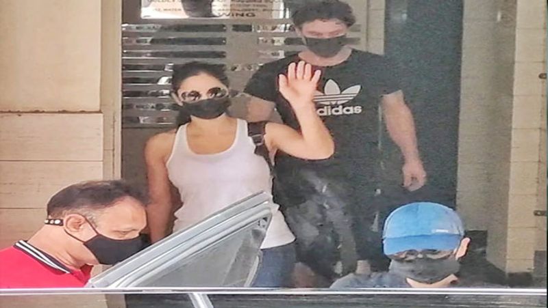 Vicky Kaushal and katrina kaif waves paps heads workout ahead wedding NTP