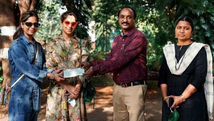 Upasna Kamineni Konidela adopts a pair of Asiatic Lions Upasna Kamineni Konidela adopts a pair of Asiatic Lions