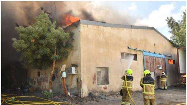 fire broke out in two warehouses in Dubai fire broke out in two warehouses in Dubai