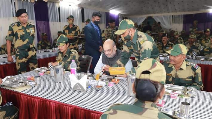 Unforgettable moments of my life: Amit Shah lauds patriotic spirit of BSF soldiers Unforgettable moments of my life: Amit Shah lauds patriotic spirit of BSF soldiers