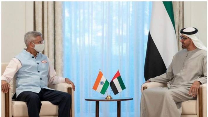 Dr S Jaishankar holds talks with crown prince of Abu Dhabi Dr S Jaishankar holds talks with crown prince of Abu Dhabi