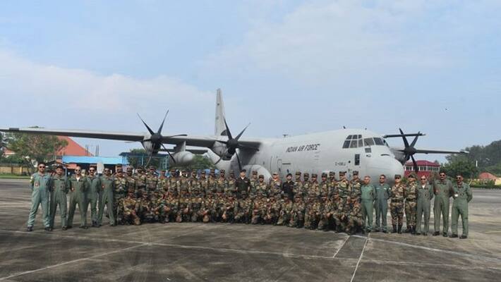 Indian Army contingent leaves for Maldives for joint military exercise Ekuverin-dnm Indian Army contingent leaves for Maldives for joint military exercise Ekuverin-dnm